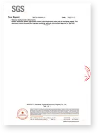 SGS Test Report Page 3